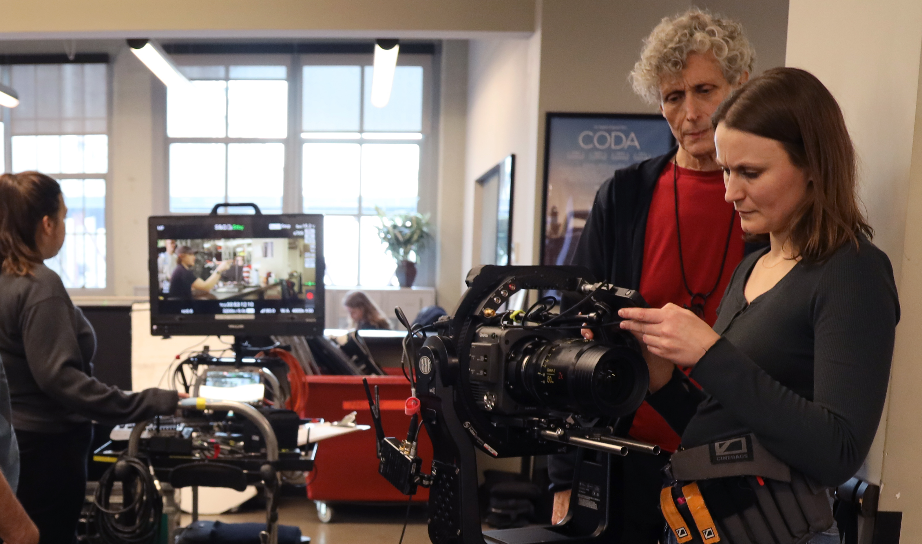 Rick Siegel with Sony BURANO at AbelCine Rental, Brooklyn