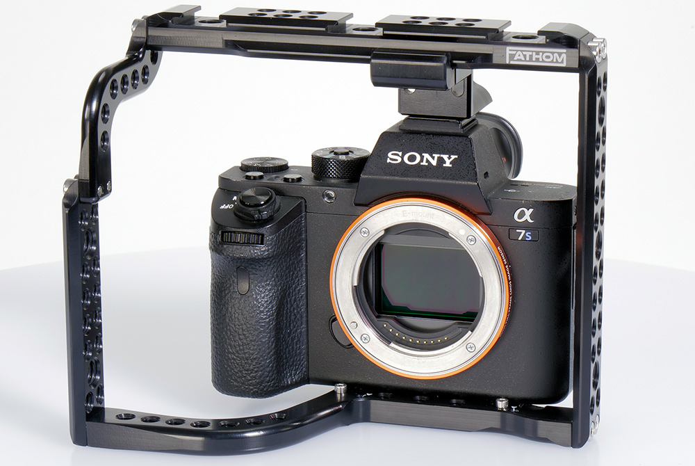 Fathom Camera Cage one with Sony a7s