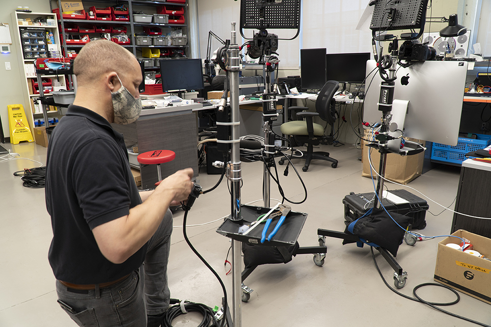 Todd Thaxton Works on Emmy Kits