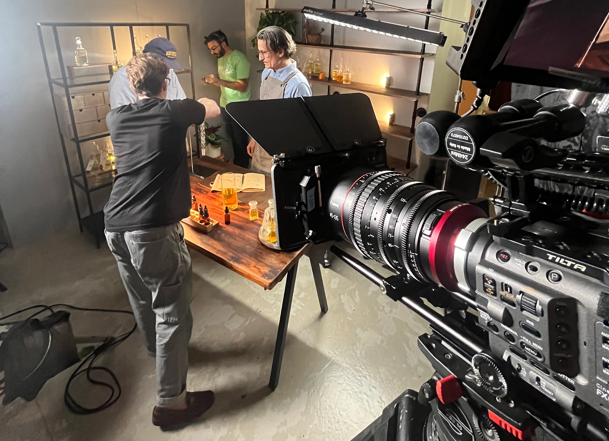 Canon Flex Zoom on a commercial shoot