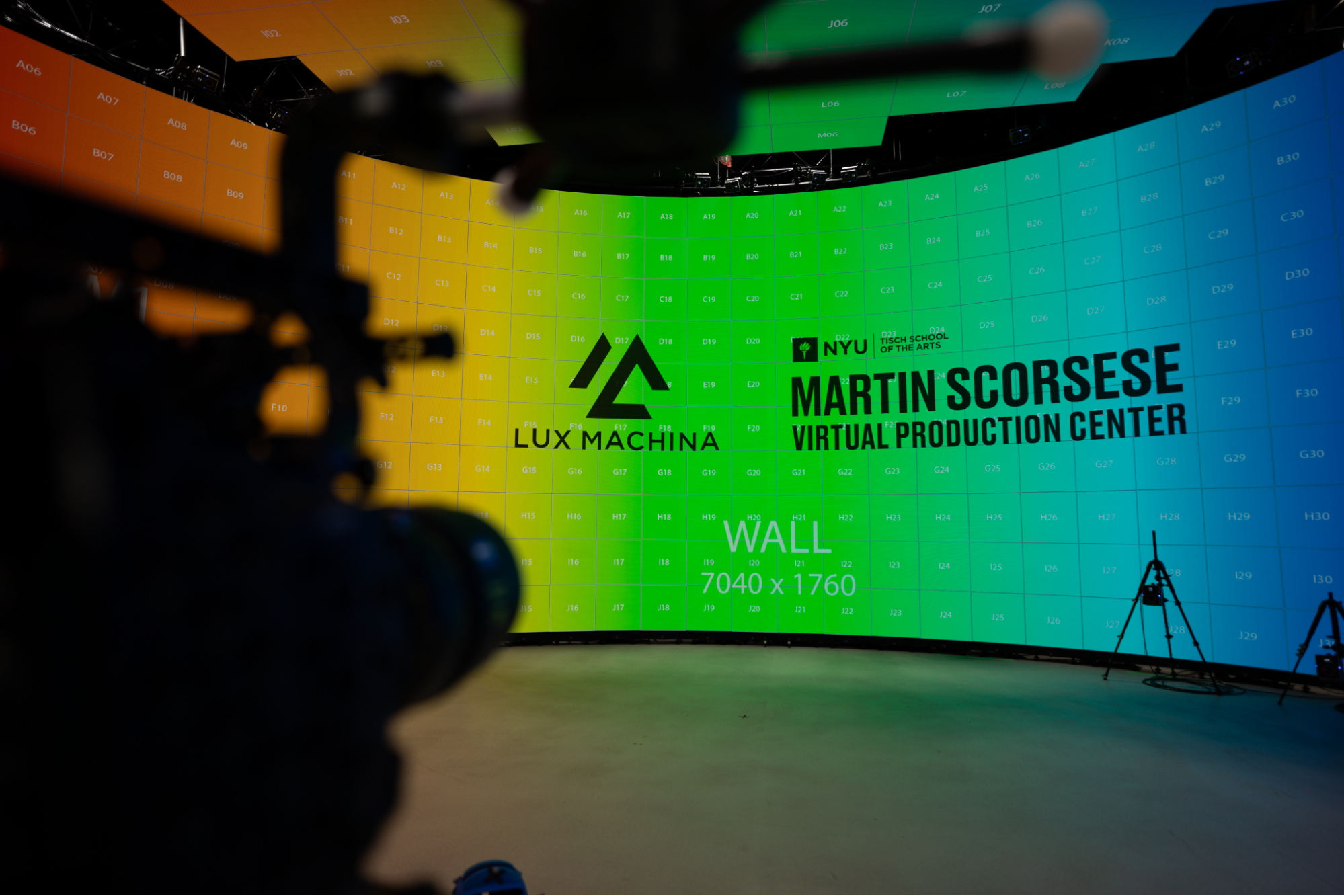 The LED Volume at the Martin Scorsese Virtual Production Center, courtesy of Lux Machina
