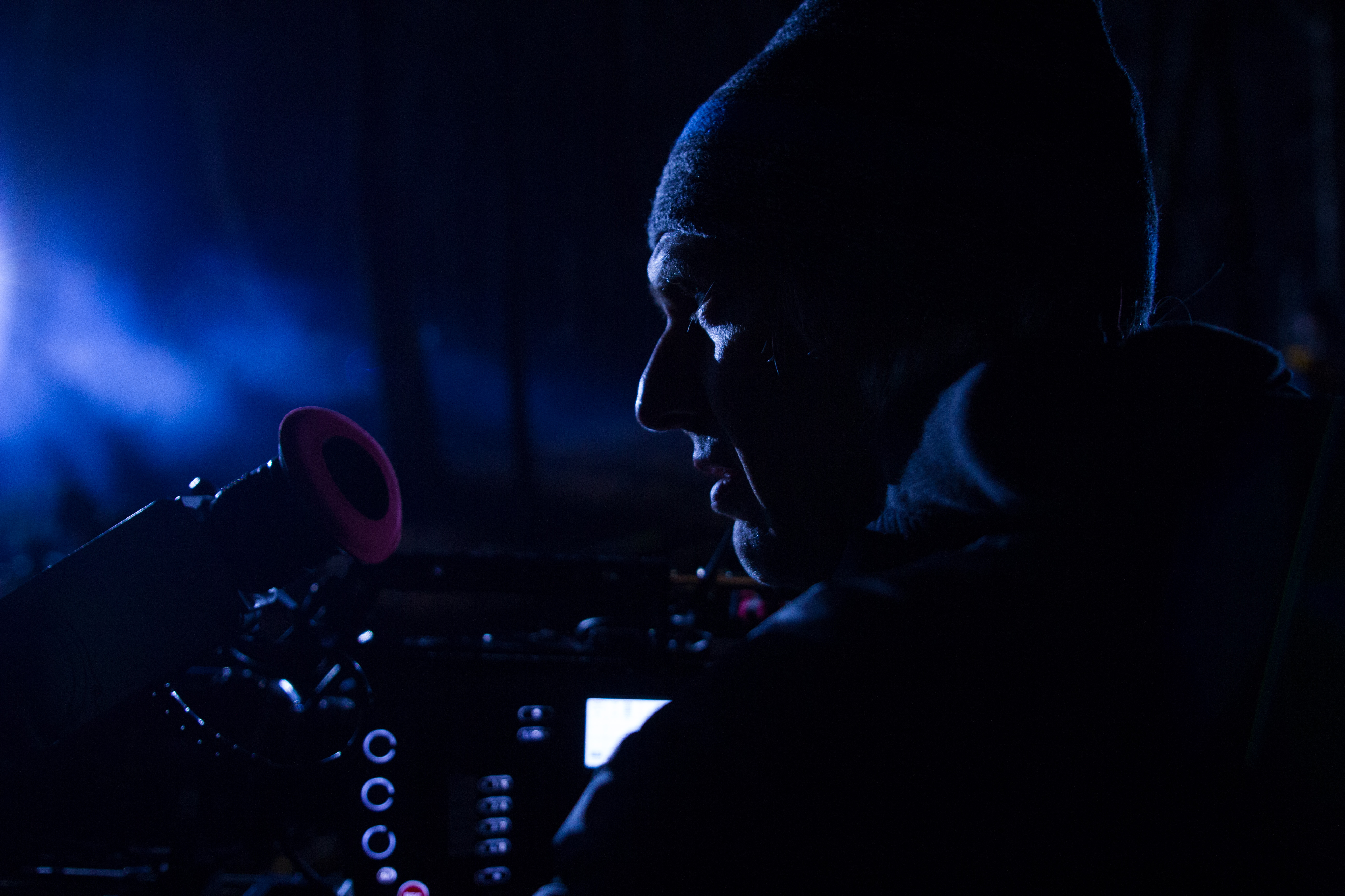 Petr Cikhart on a night shoot