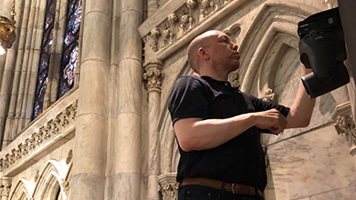 PTZ Camera Installation - St. Patrick's Cathedral 