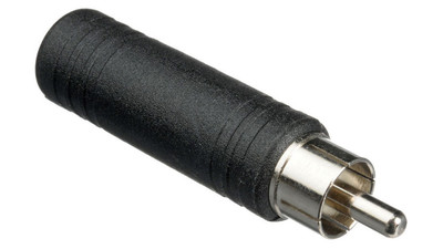 Hosa GPR-104 Mono 1/4" to RCA Adapter