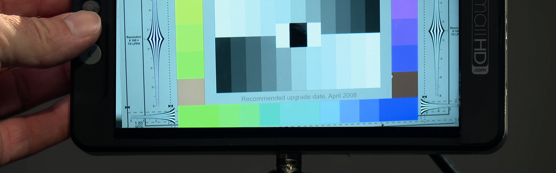 Header image for article At the Bench: Setting Up the SmallHD 702 Monitor