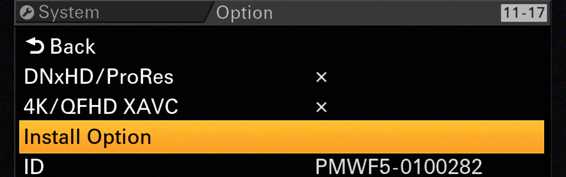 Header image for article Installing the CBKZ-55FX 4K Upgrade License for the Sony PMW-F5