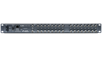 AJA KUMO 16x16 Compact 12G-SDI Router, with 1 Power Supply