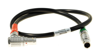 LEMO 7-pin Digital Motor Cable for Chrosziel Aladin MkII & MagNum - 23", Straight to Right Angle