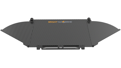 Bright Tangerine Carbon Fibre Top Flag (Misfit Kick & 360 Mk II)