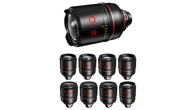 Angenieux Optimo Prime Gold Lens Set (18, 21, 28, 32, 40, 50, 75, 100 & 135mm)