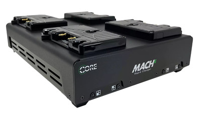Core SWX Mach4 4-Position Charger with 4A Rapid Charge (Gold Mount)