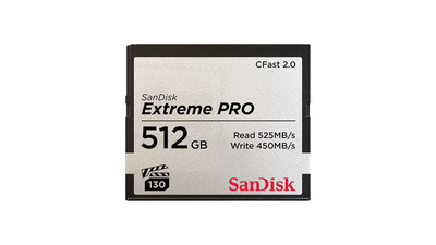 SanDisk CFast 2.0 Extreme Pro Memory Card - 512GB