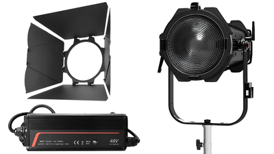 Fiilex Q8 Color LED Fresnel Light with Lumen Radio