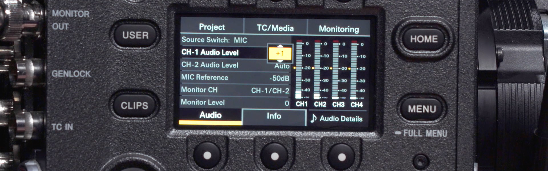 Header image for article At the Bench: Exploring Sony VENICE Menus