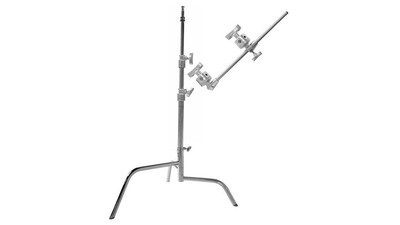 Matthews Spring Loaded 20" C+Stand with Grip Head and Arm - Double Riser