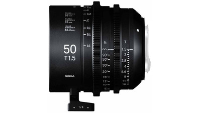 Sigma 50mm T1.5 FF High Speed Prime - Imperial, EF Mount