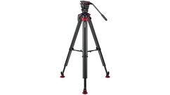 Sachtler aktiv8T flowtech75 MS Tripod System with a Mid Level Spreader and Travel Bag