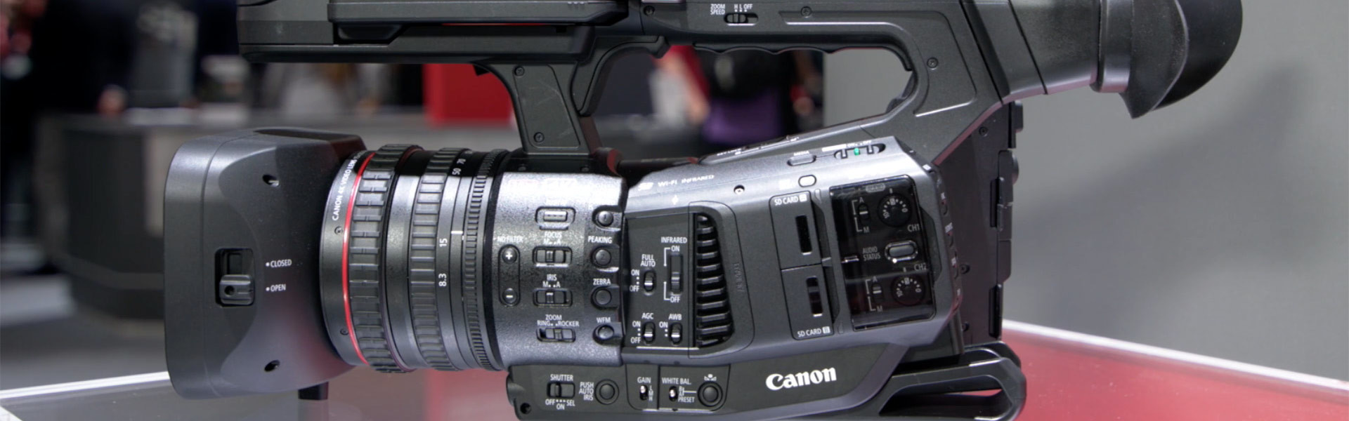 Header image for article IBC 2018: Canon XF705