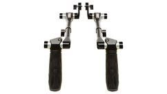 SHAPE Shadow Series Telescopic Handles - Black (ARRI Rosette)