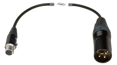 Ambient TA5F to XLR 3-Pin Male VSLOT Adapter Cable - 7.9"