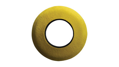Bluestar Round X-Large Fleece Viewfinder Eyecushion - Yellow