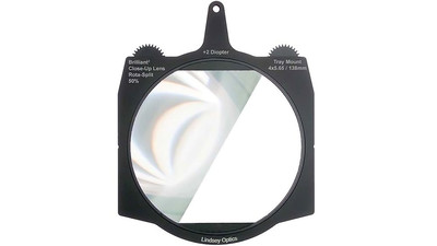 Lindsey Optics +2 Diopter Rota-Split Close-Up Lens 50% - 4 x 5.65