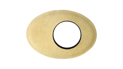 Bluestar Round Large Chamois Viewfinder Eyecushion - Natural