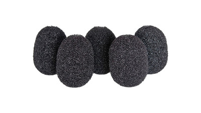 Rycote Lavalier Mic Foam - Black (5-pack)