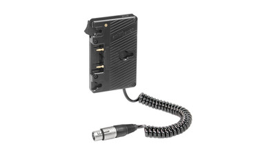 Anton/Bauer QRC-DUAL-PT Gold Mount Plate with XLR4 and (2) P-Tap Outputs