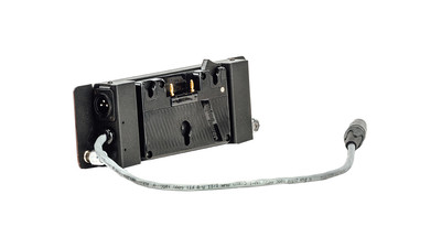 Litepanels Gemini 1x1 Battery Plate - Gold Mount