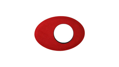 Bluestar Oval X-Large Microfiber Viewfinder Eyecushion - Red