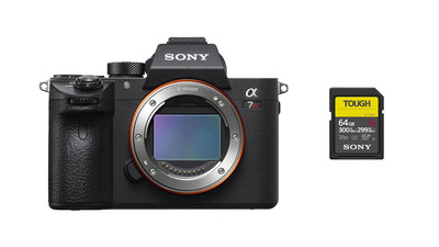 Sony Alpha a7R III Mirrorless Digital Camera Body & SF-G Tough Series 64GB SDXC Memory Card