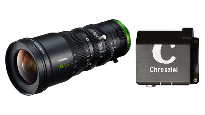 Fujinon MK 18-55mm T2.9 Compact Cine Zoom & Chrosziel Lens Motorization MK-Zoom Motor Bundle - E-Mount