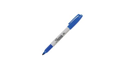 Sharpie Permanent Marker - Fine Point, Blue