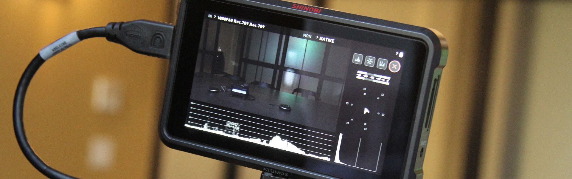 Header image for article Atomos Announces New Shinobi On-Camera Monitor