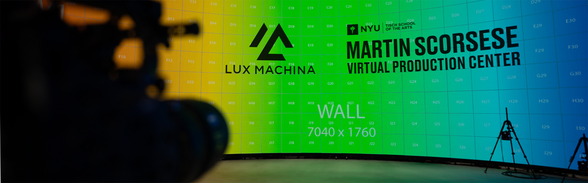 Header image for article Martin Scorsese Virtual Production Center Opens at NYU's Tisch School of the Arts