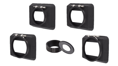 Wooden Camera Zip Box Double Kit - 4" x 5.65" (80-85mm, 90-95mm, 100-105mm, 110-115mm + Adapter Rings)