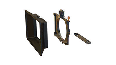 Bright Tangerine Misfit ATOM Ultra Lightweight 2-Stage Mattebox -  4 x 5.65 / 4 x 4, 114mm Clamp-on