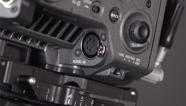 Intro image for article At the Bench: Audio and the Sony VENICE Camera