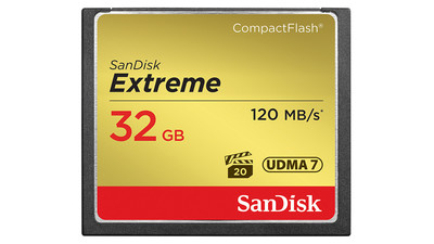 SanDisk Extreme CompactFlash Memory Card - 32GB