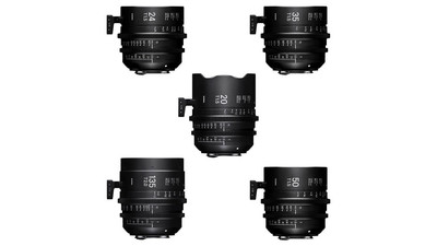 Sigma FF High Speed Prime (5) T1.5 Set with PMC-002 Case - 20mm, 24mm, 35mm, 50mm, 85mm - Sony Mount
