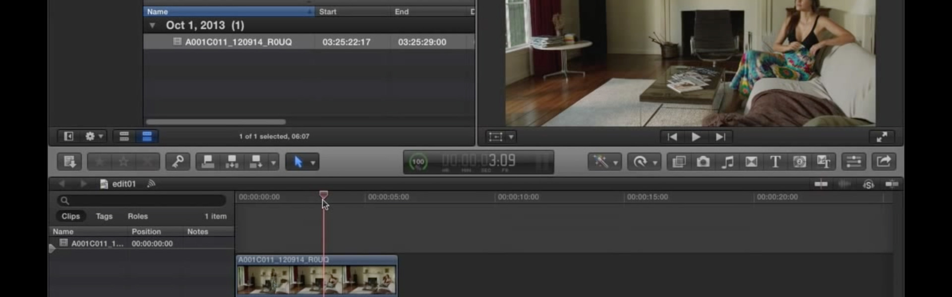 Header image for article Viewing ALEXA Log C Footage in Final Cut Pro X