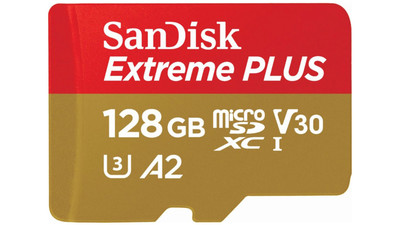 SanDisk Extreme PLUS microSDXC UHS-I Memory Card - 128GB