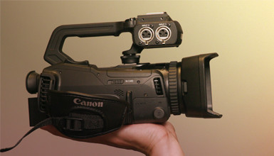 Intro image for article First Look: Canon XF405