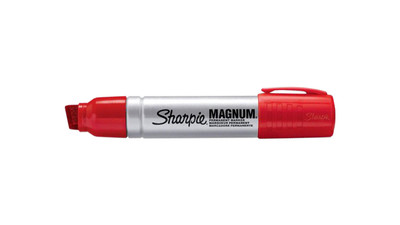 Sharpie Magnum Permanent Marker - Chisel Point, Red