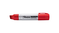 Sharpie Magnum Permanent Marker - Chisel Point, Red