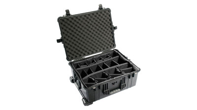 Pelican 1614 Waterproof 1610 Case with Dividers - Black