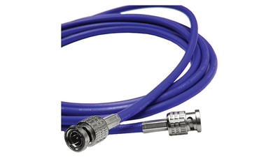 Canare L-3CFW BNC to BNC Cable - 10', Blue