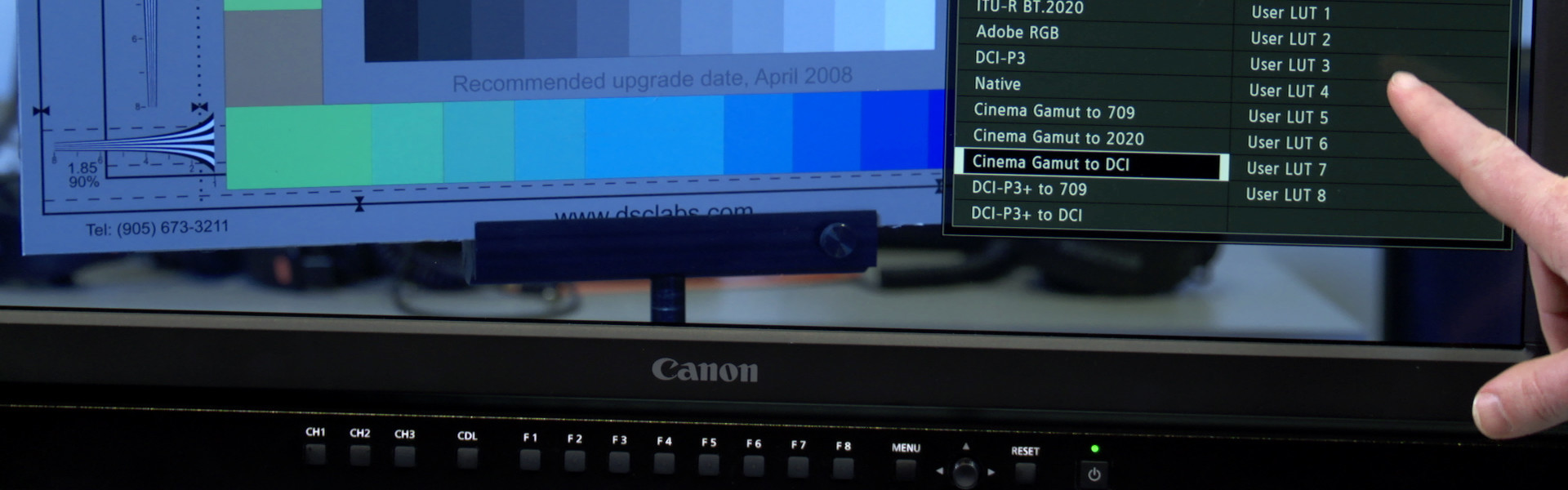 Header image for article At the Bench: Canon DP-V2410 4K Reference Monitor