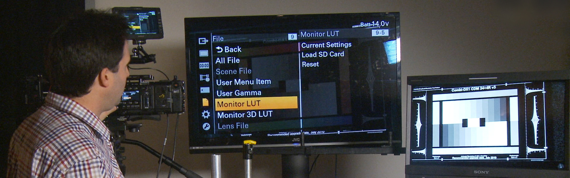 Header image for article Creating and Importing LUTs for the Sony F5/F55